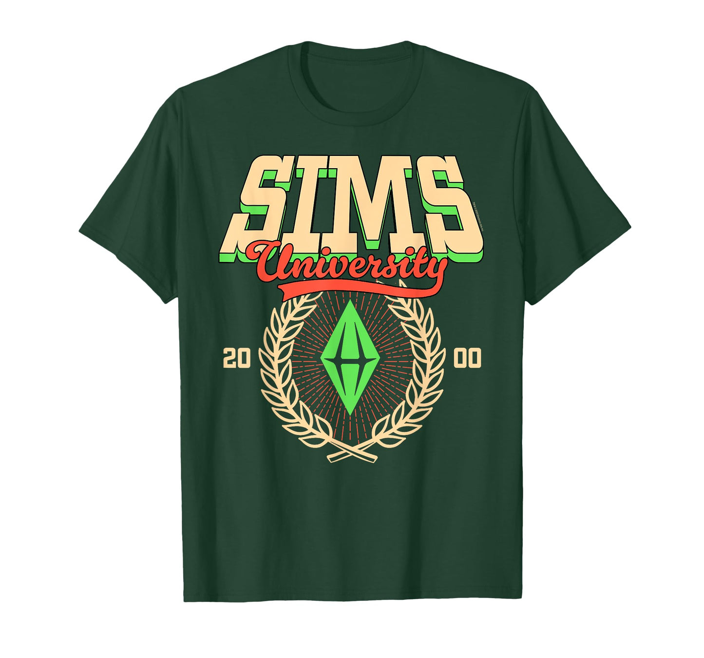 The Sims Est. 2000 Sims University Video Game T-Shirt
