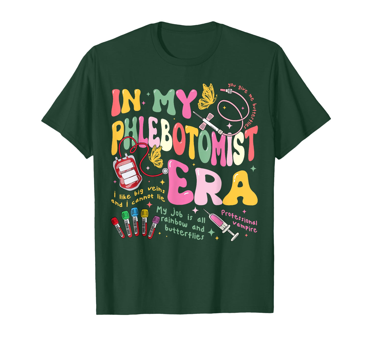 in My Phlebotomy Era Technician Phlebotomist Blood Nurse T-Shirt