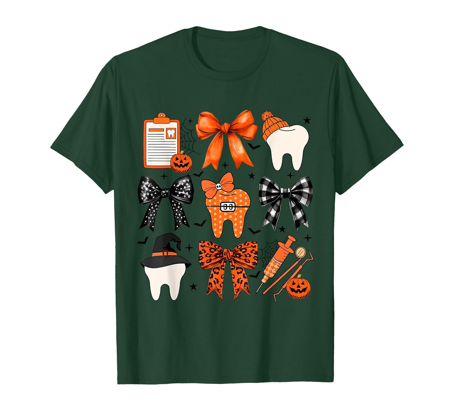 Coquette Halloween Dentist Dental Assistant Teeth Halloween T-Shirt