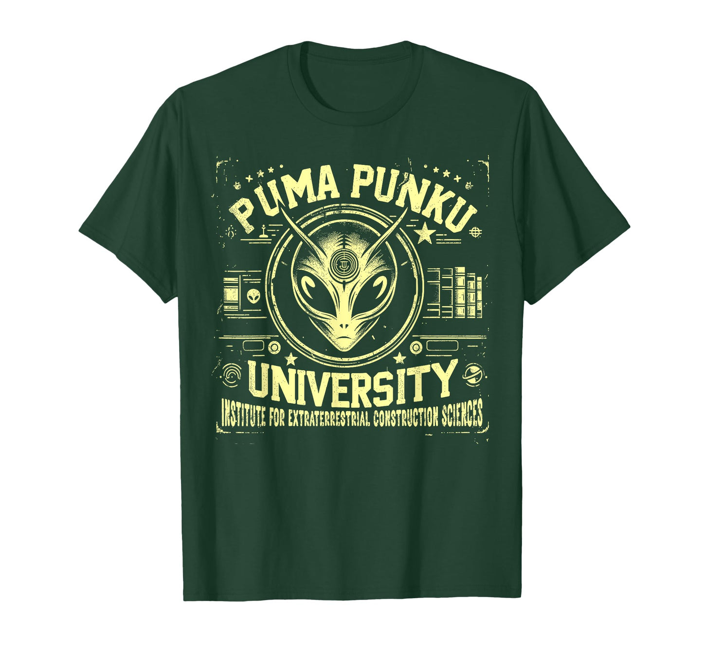 Puma Punku University, Ancient Astronaut Theorist Alien T-Shirt