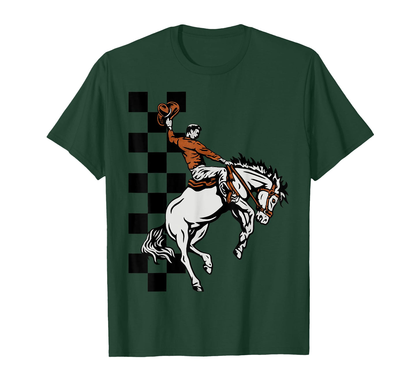 Cowboy Bronc Rider Rodeo Western Gift for Men Women Kids T-Shirt