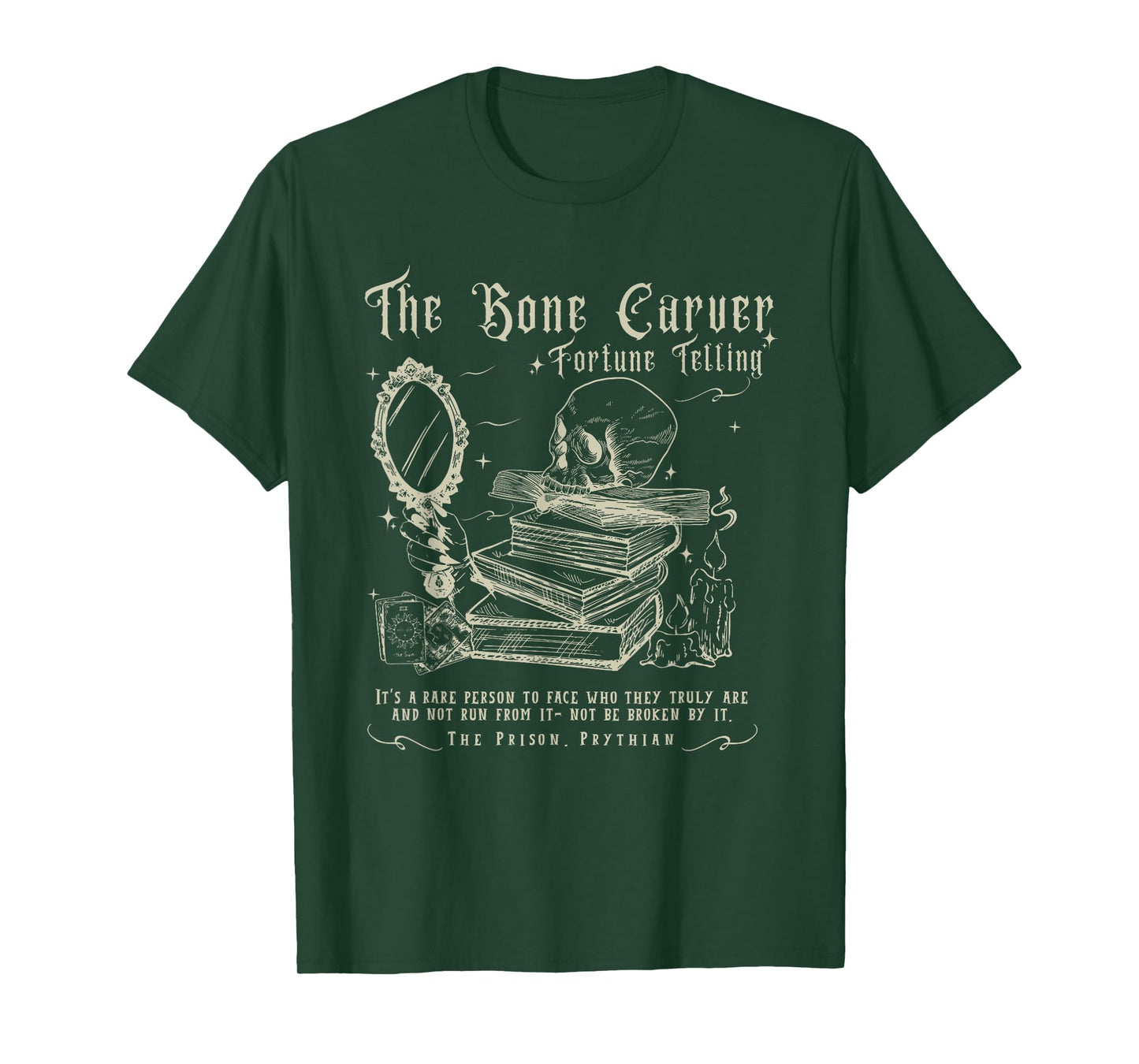 Vintage The Bone Carver Death God Tour Skeleton Spicy Books T-Shirt