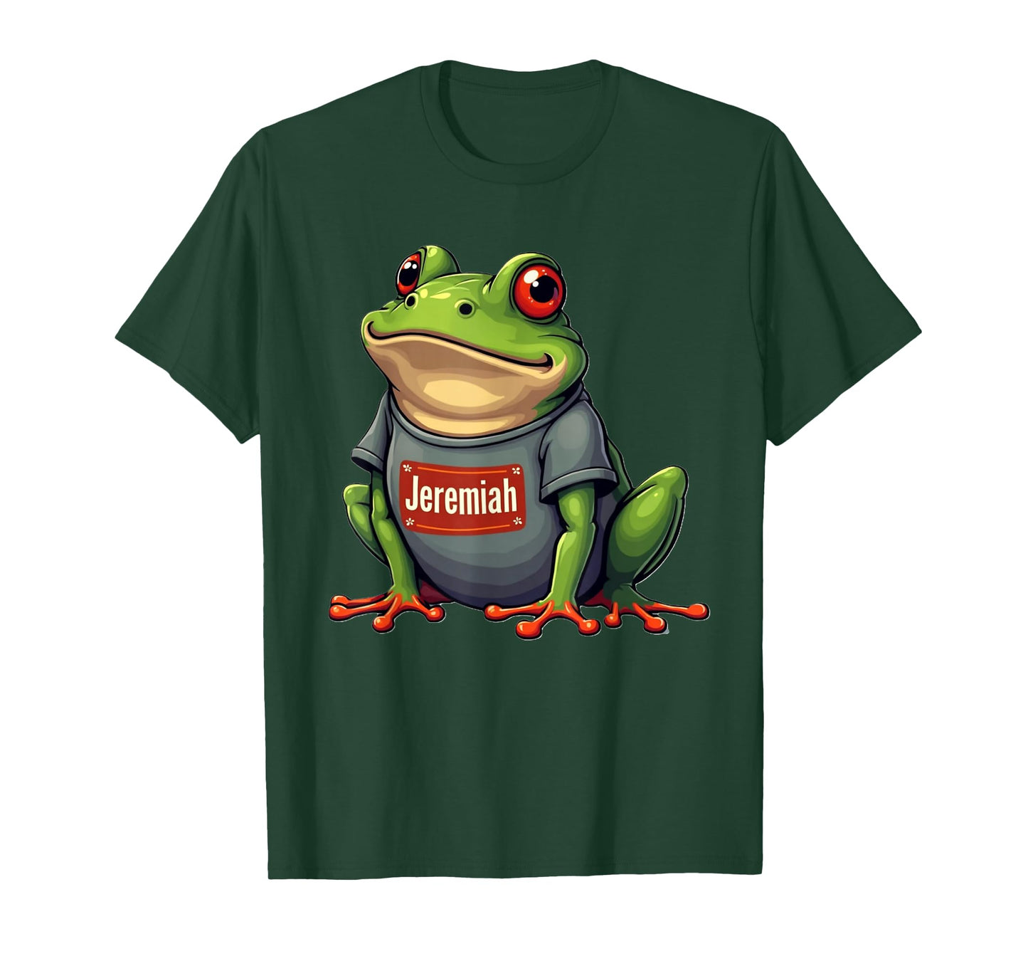Jeremiah The Cool Retro Bullfrog T-Shirt