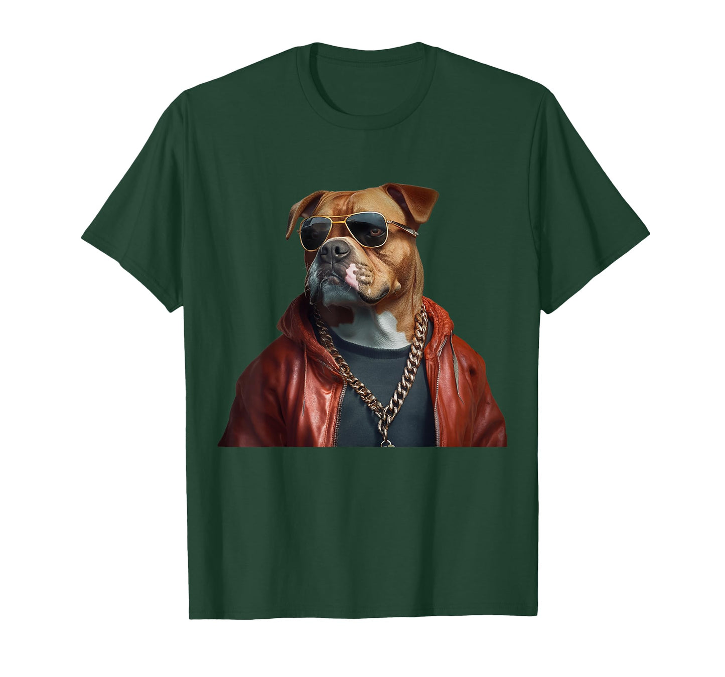 Thug Gangster Life Dog For Hip Hop Fans & dog Meme lovers Men Women T-Shirt