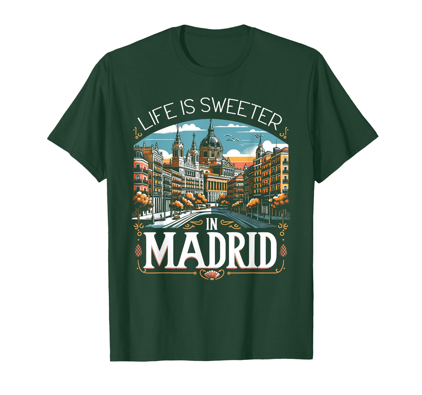 Madrid Spain Travel Vacation Europe I Love Madrid T-Shirt