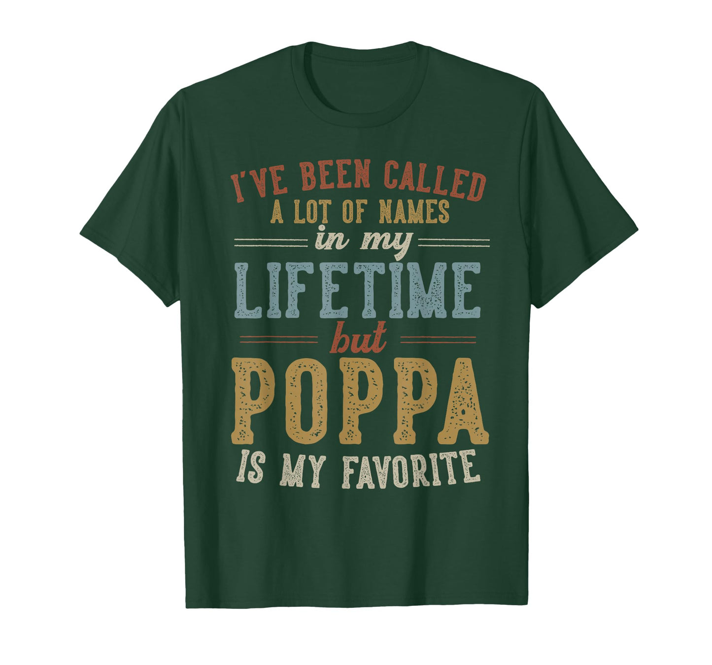 Poppa Is My Favorite Name - Father's Day Poppa T-Shirt