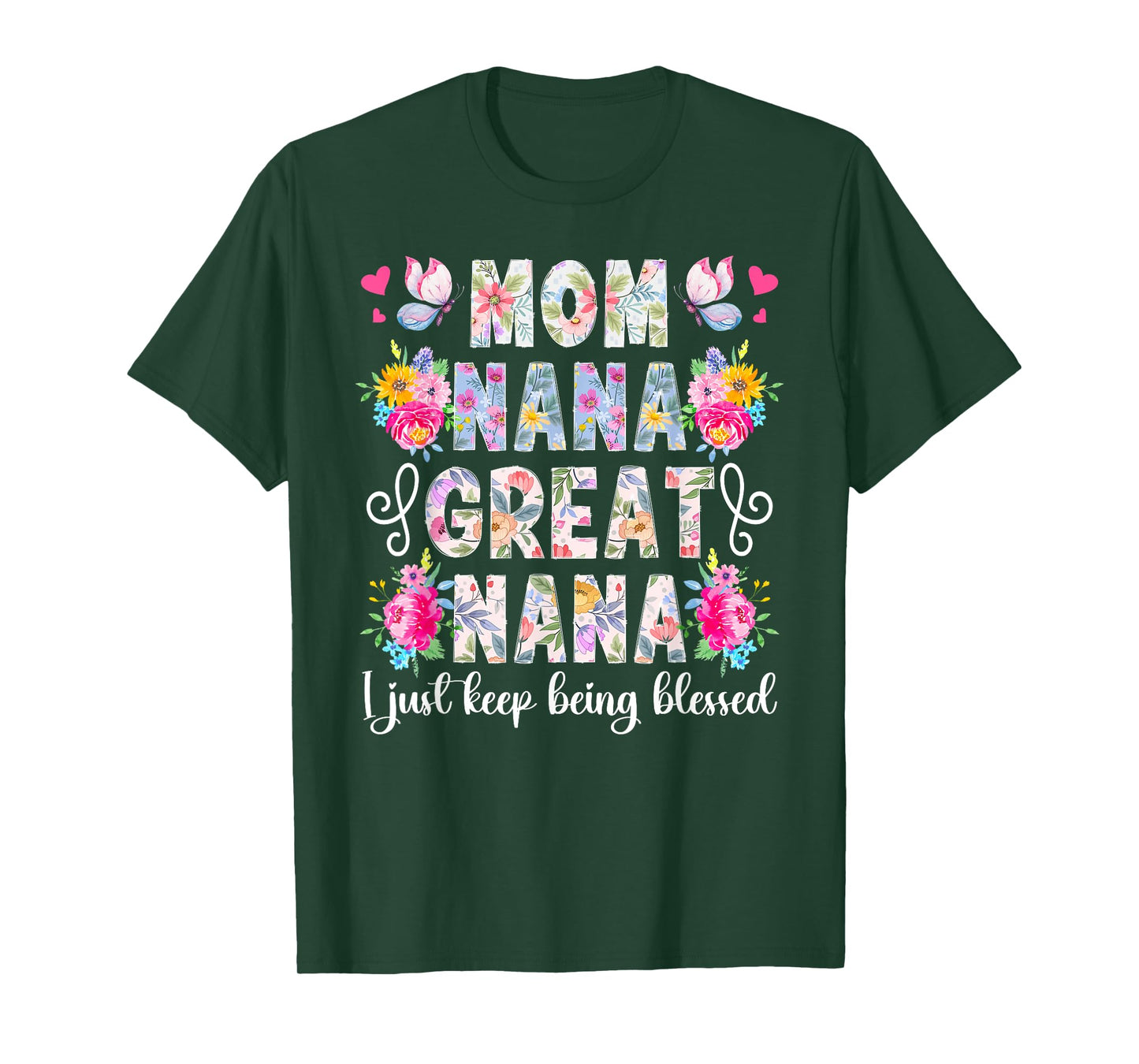 Mom Nana Great Nana Appreciation Great Nana T-Shirt