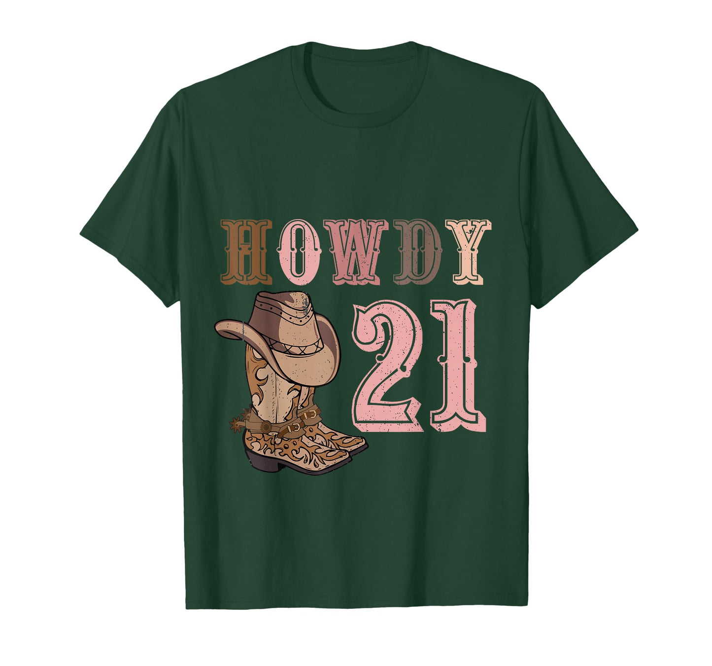 21st Birthday Howdy Birthday 2024 Western 21st Birthday T-Shirt