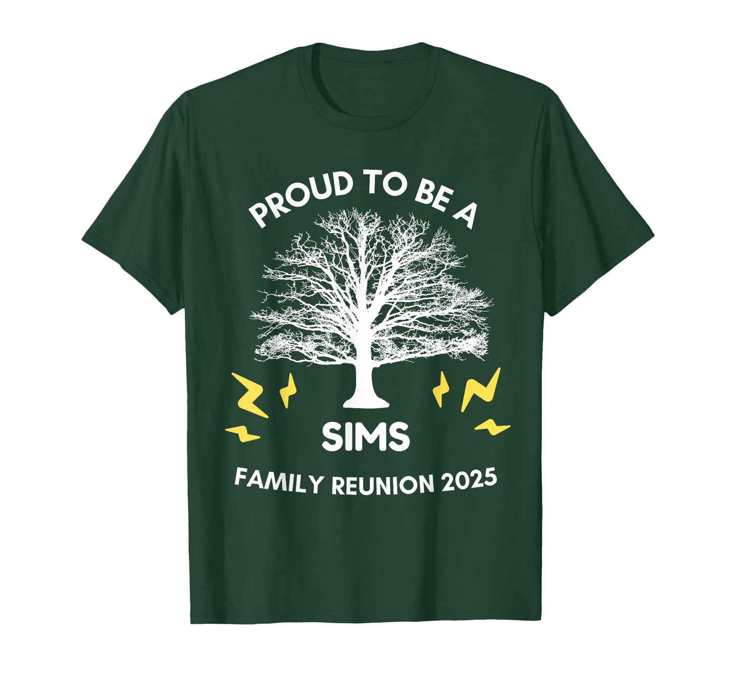 2025 SIMS Family Reunion Gathering Family Tree Matching T-Shirt