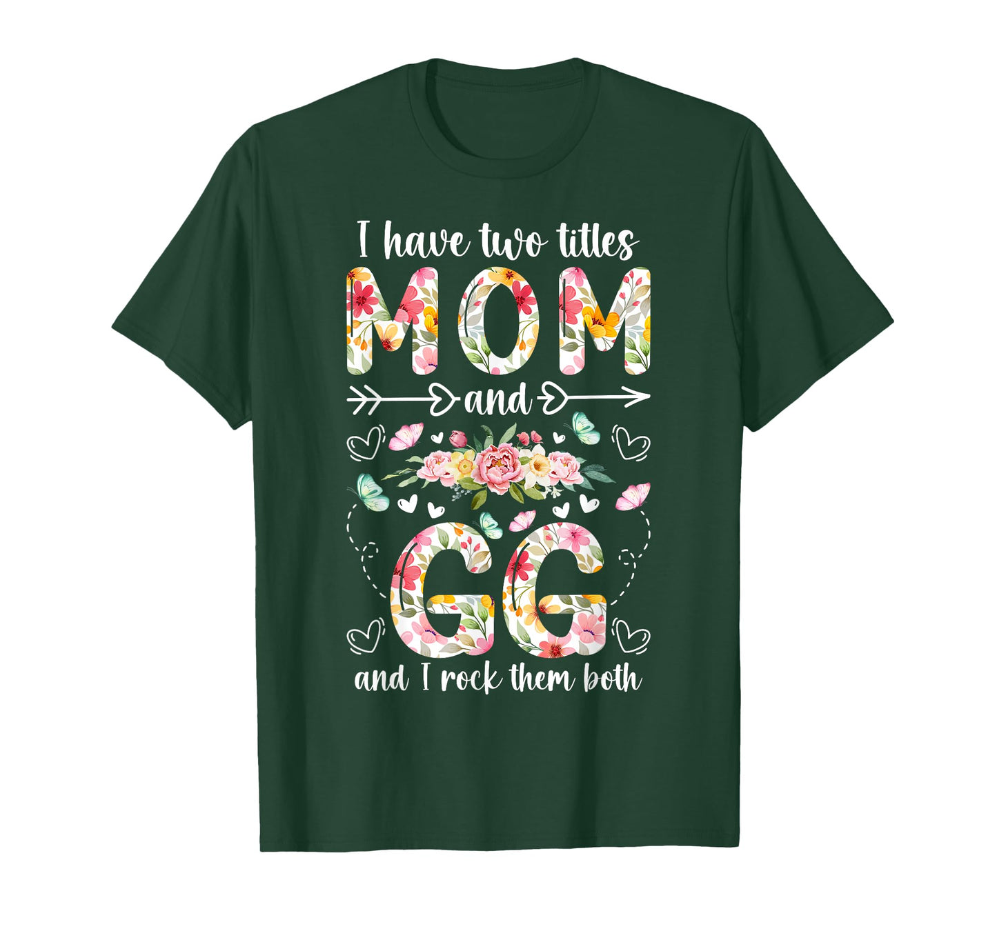 Mom And GG Grandma GG Grandmother T-Shirt