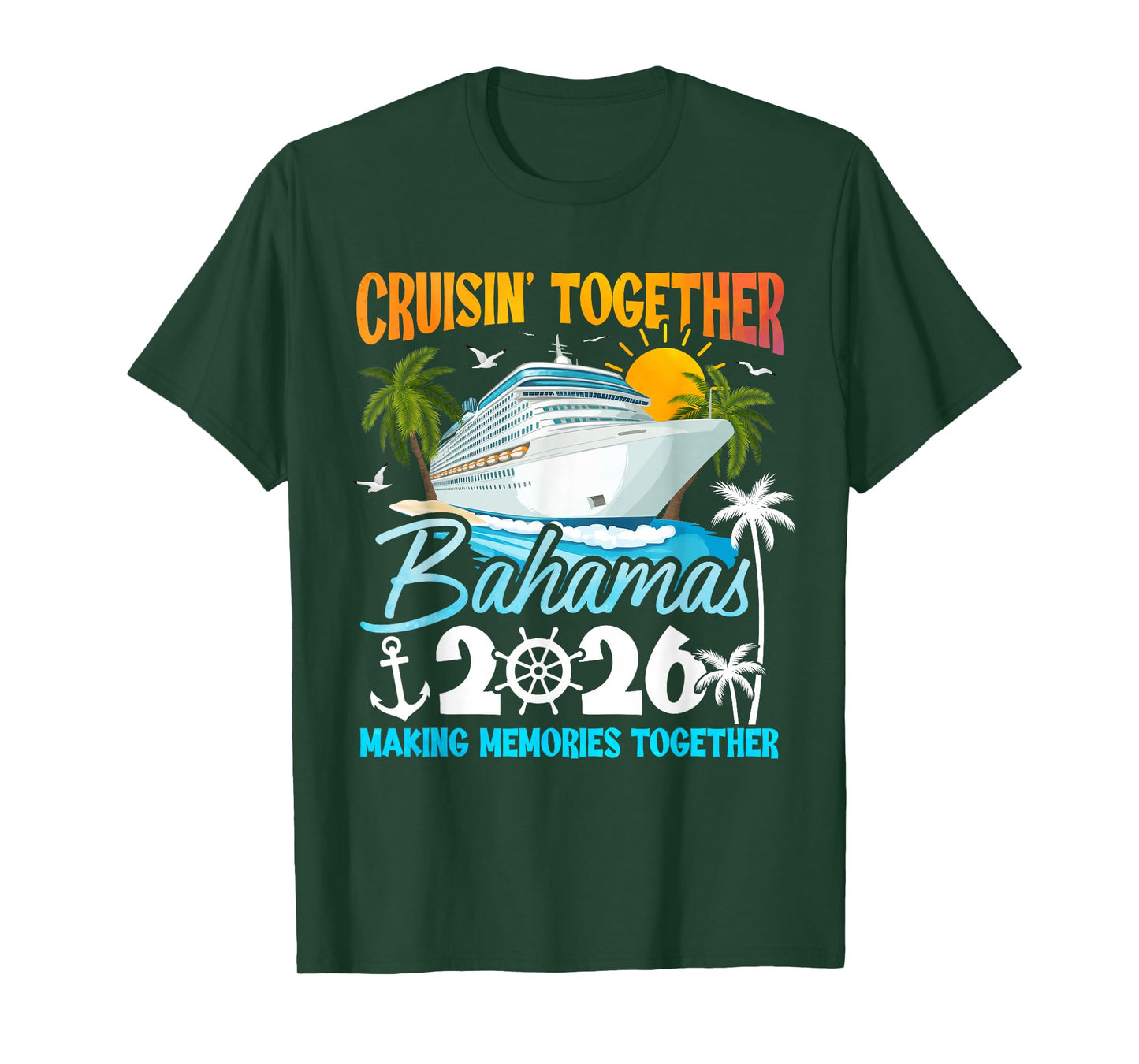 Bahamas Cruise 2026 Family Cruise Trip Squad Group Vacation T-Shirt