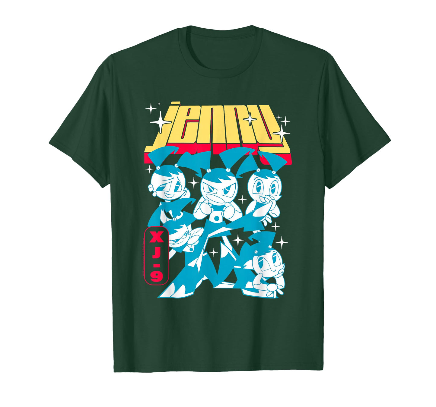 My Life as a Teenage Robot Jenny Poses Cartoon T-Shirt
