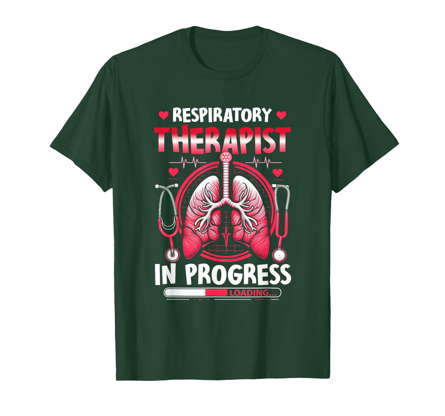 Respiratory Therapist In Progress Future RT RRT Student T-Shirt