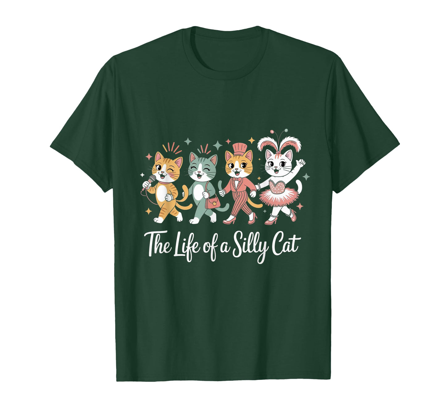 The Life of A Show Silly Cat Funny Trendy Meme Show Girls T-Shirt