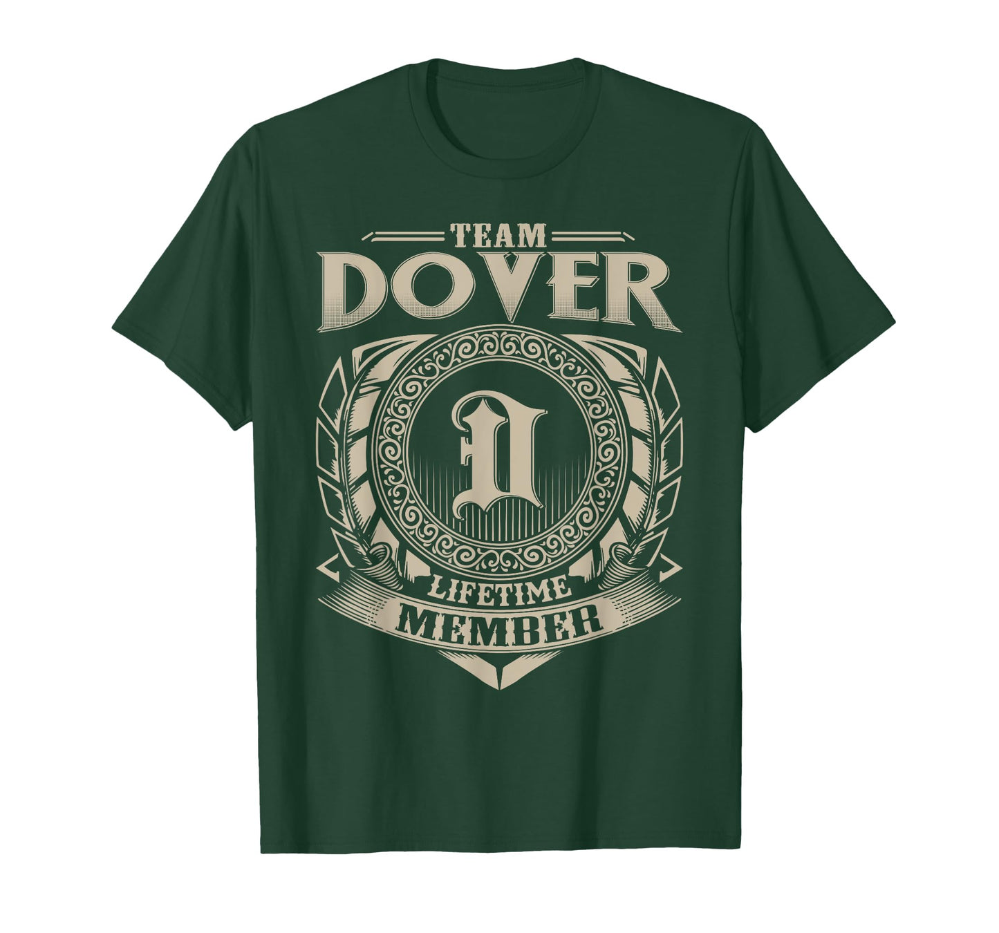 Team DOVER Lifetime Member Funny DOVER Family Name Vintage T-Shirt