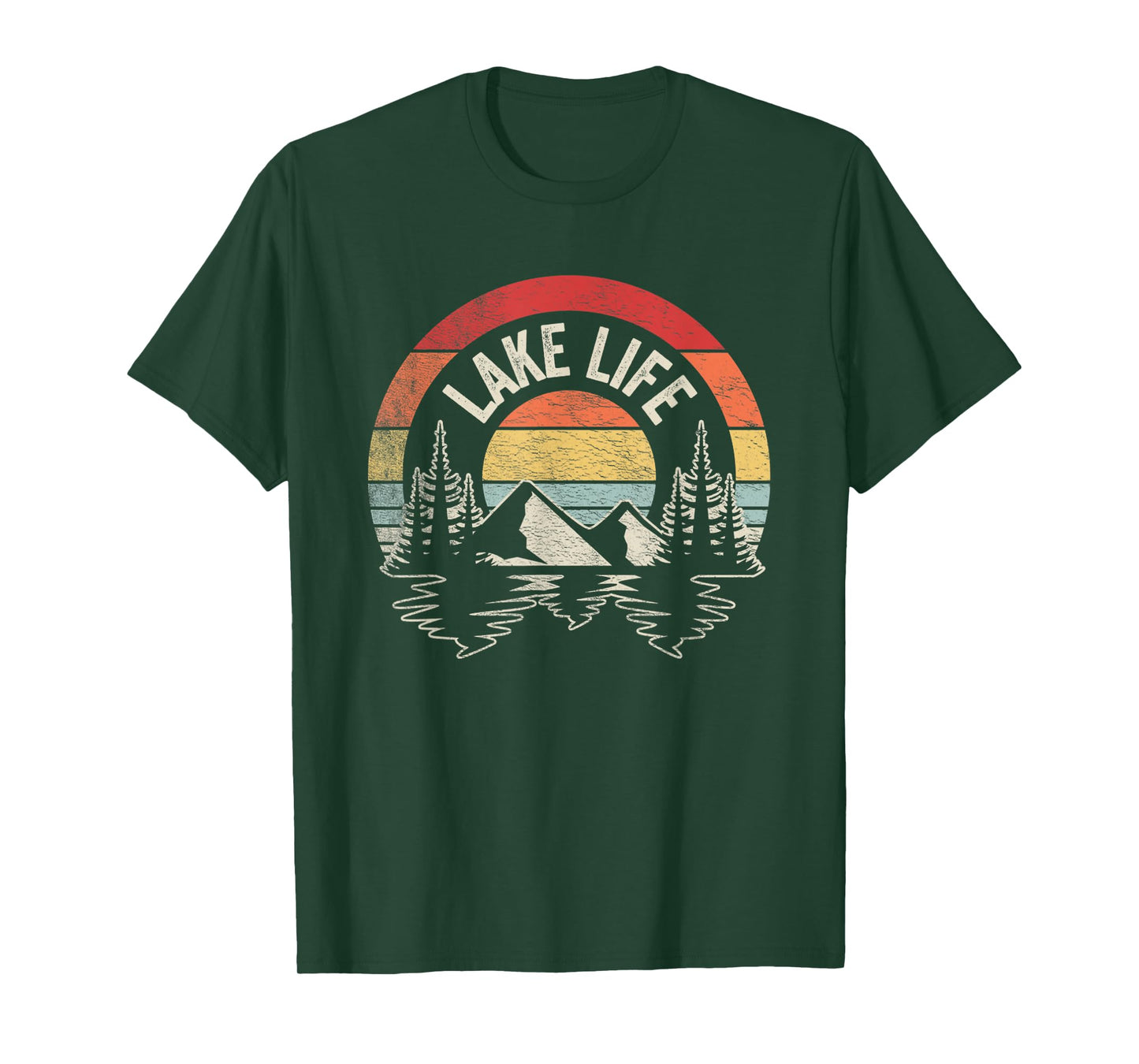 Vintage Lake life Shirt Wildlife Vacation Camper Love Lake T-Shirt