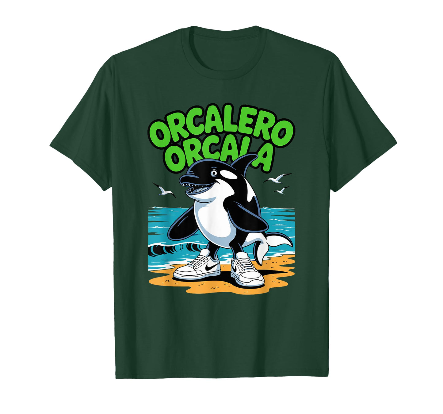 Orcalero Orcala Beach Italian Brainrot Meme T-Shirt