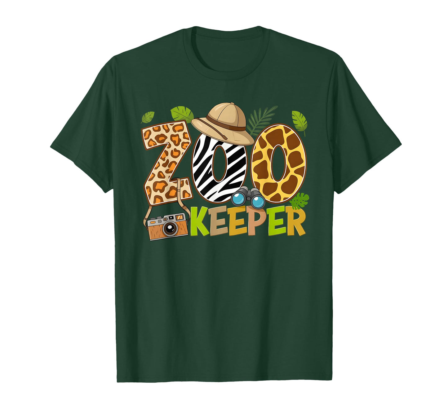 Zookeeper Animals Wildlife Lover Safari Halloween Costume T-Shirt