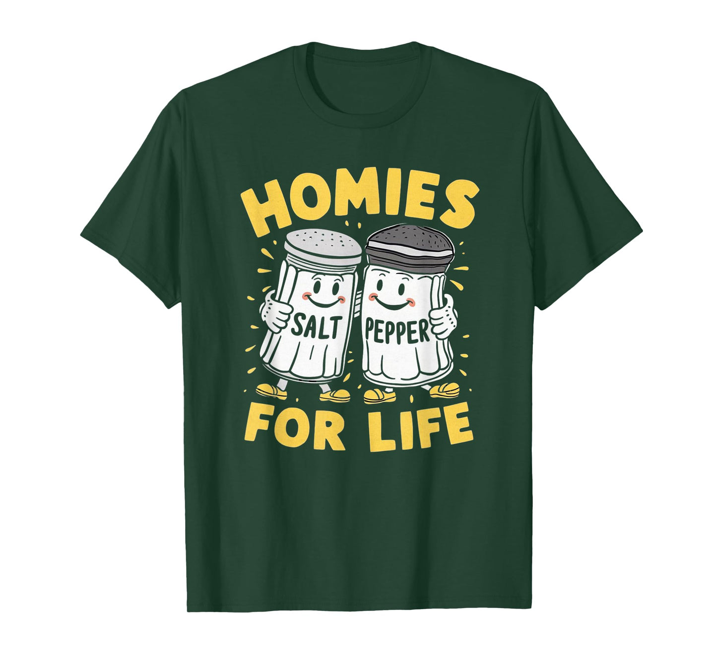 Homies For Life Salt And Pepper T-Shirt