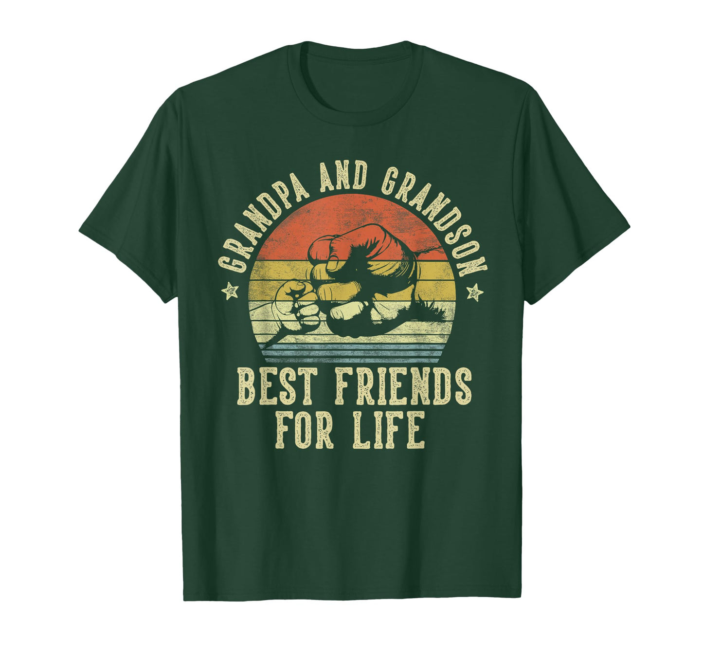 Grandpa and Grandson Best Friends for Life Funny Grandpa T-Shirt
