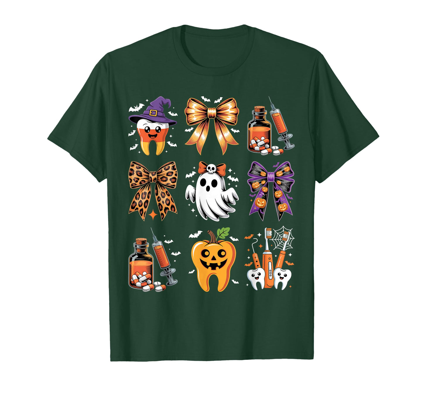 Matching Spooky Dental Halloween Shirts Dentist Halloween T-Shirt