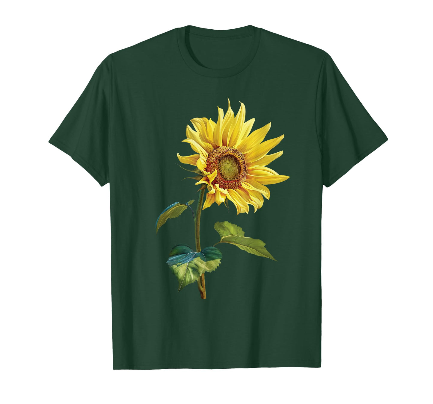 Vintage Floral Boho Wildflower Yellow Flower Beauty T-Shirt