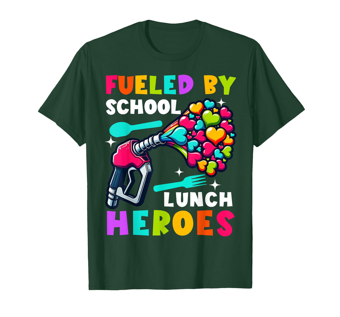 School Lunch Lady Squad a Food Fueled school lunch heroes T-Shirt