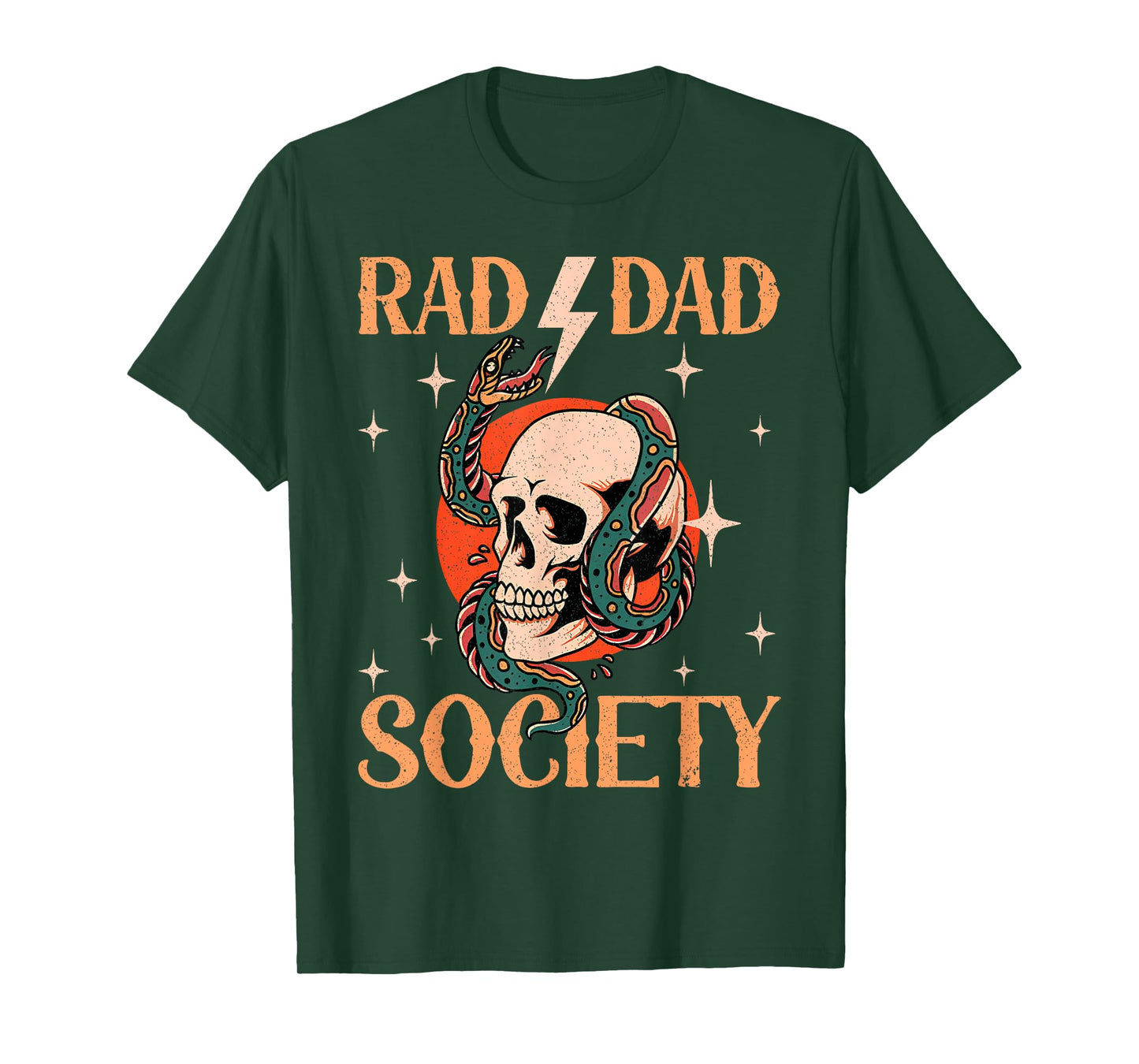 Rad Dad Society Shirt Cool Dad Club Fathers Day Dad Life T-Shirt