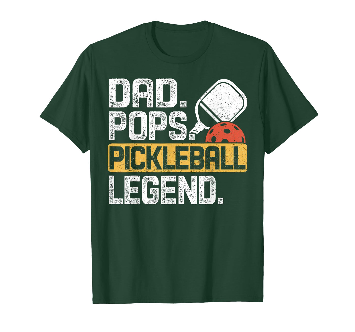 Dad Pops Pickleball Legend Funny Grandpa T-Shirt