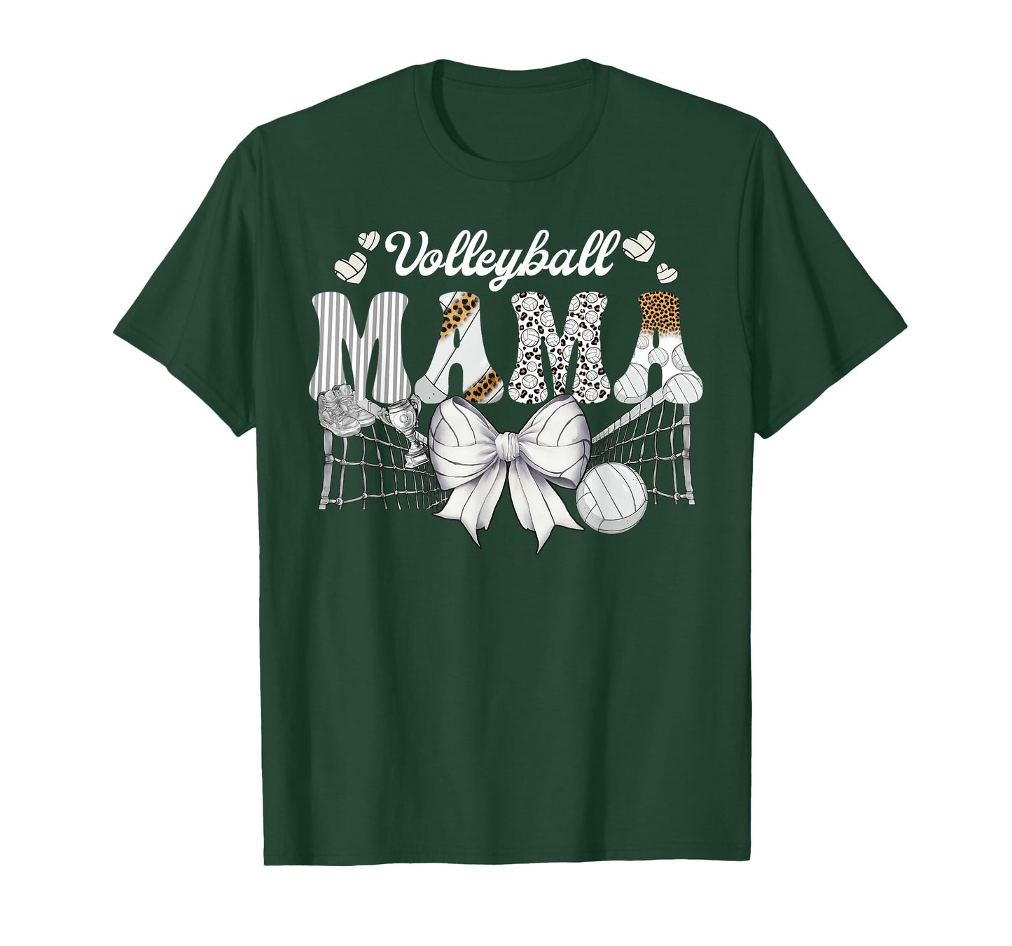 Volleyball Mom Volleyball Mama Cute Mom Life Volleyball T-Shirt