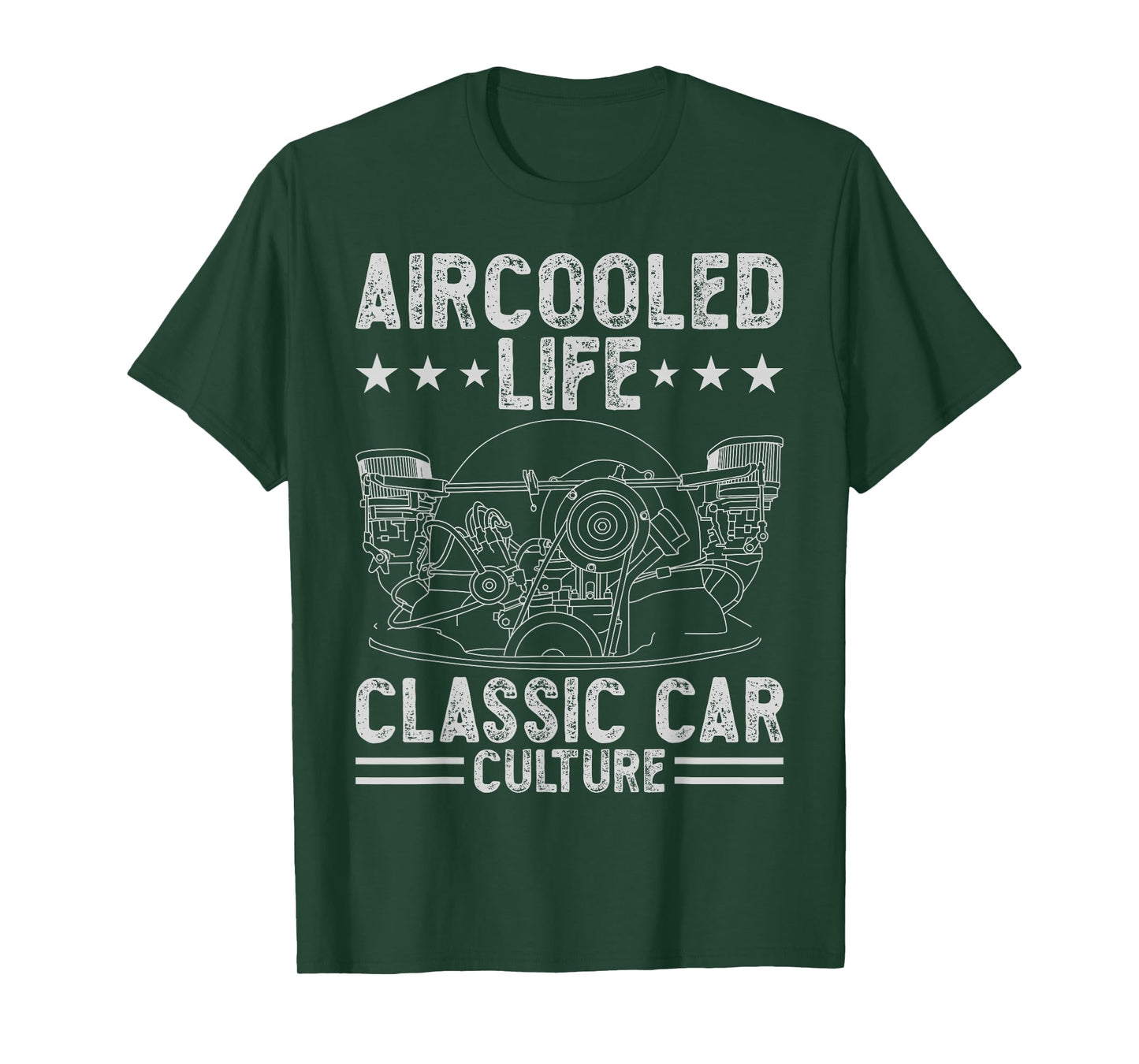 Funny Classic Air cooled Car Engine vdub Air-cooled Life T-Shirt