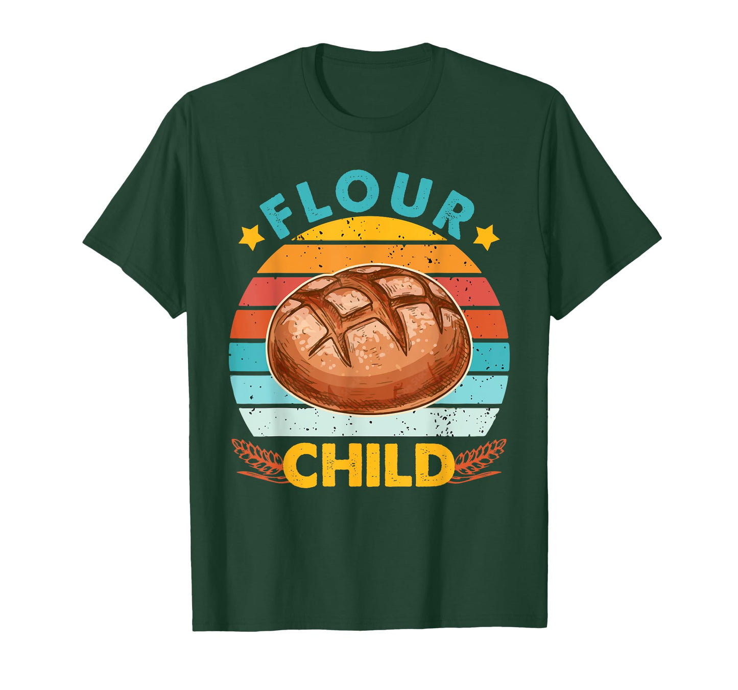 Baking Sourdough Bread Baker Life Homestead Flour Child T-Shirt