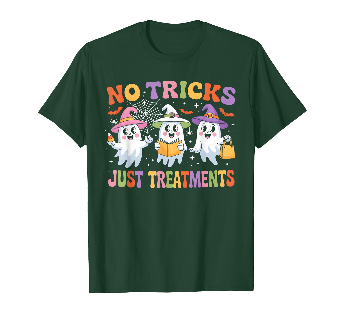 Funny Nurse Ghost for Scrub Life & Nursing Halloween Lovers T-Shirt