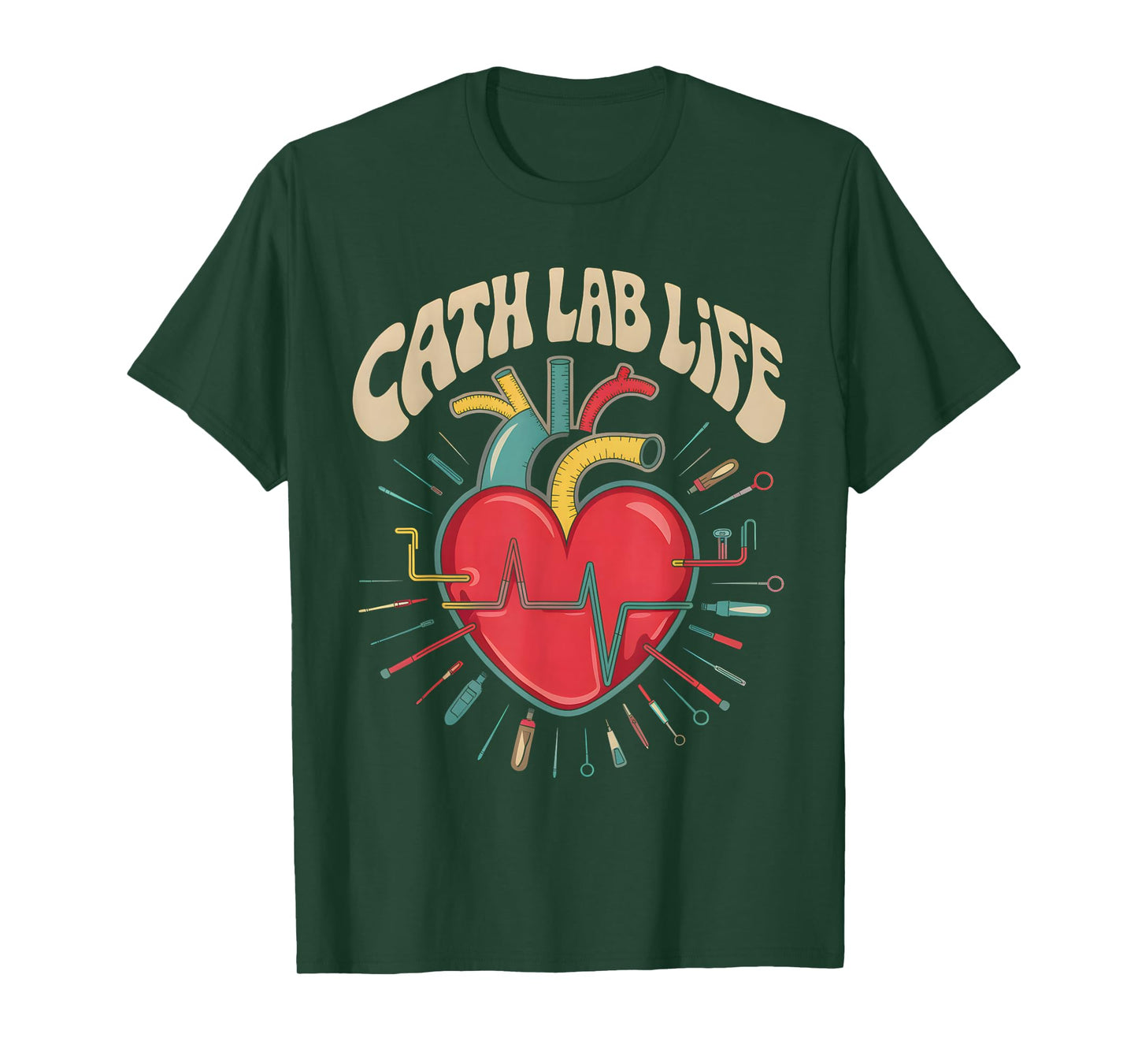 Cath Lab Life Cardiac Cath Lab Medical Medicine T-Shirt
