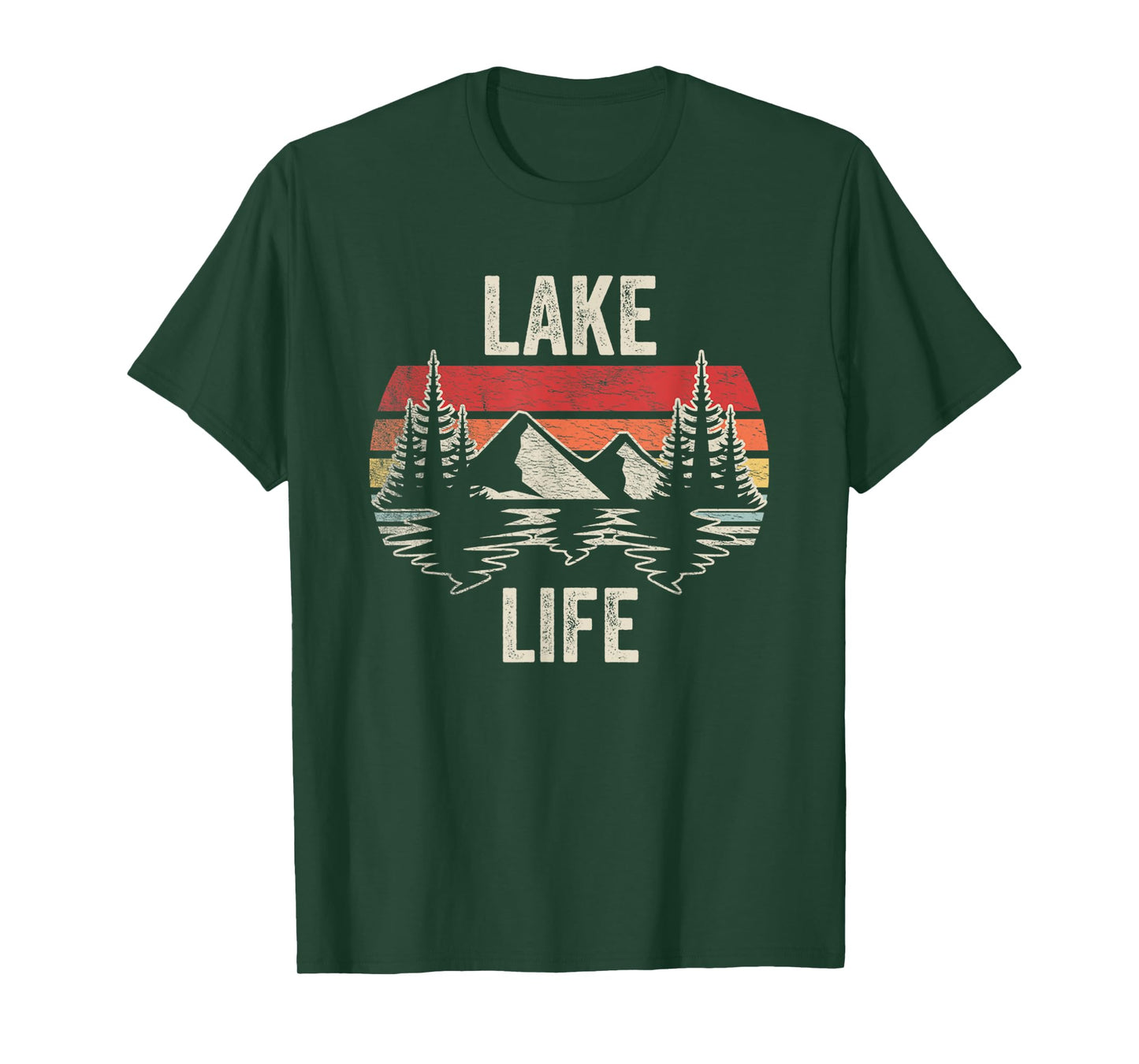 Vintage Lake life Shirt Wildlife Vacation Camper Love Lake T-Shirt
