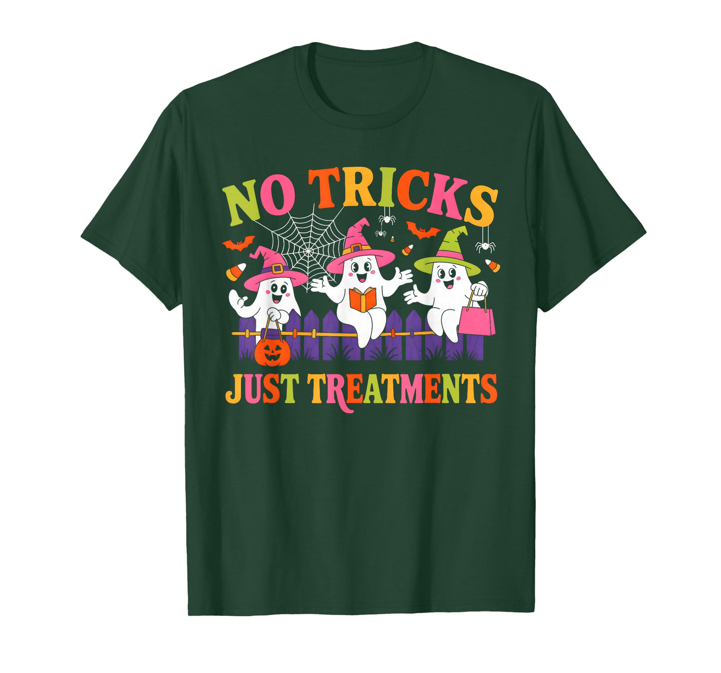 Funny Nurse Ghost for Scrub Life & Nursing Halloween Lovers T-Shirt