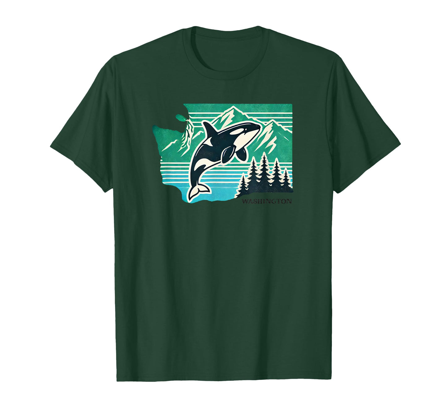 Washington "Evergreen" State - Vintage - Designed Locally T-Shirt