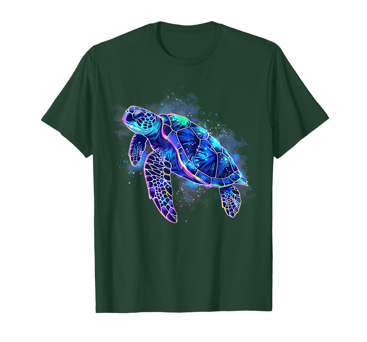 Sea Turtle Sea Ocean Animal Sea Turtle Lover Artwork Motif T-Shirt