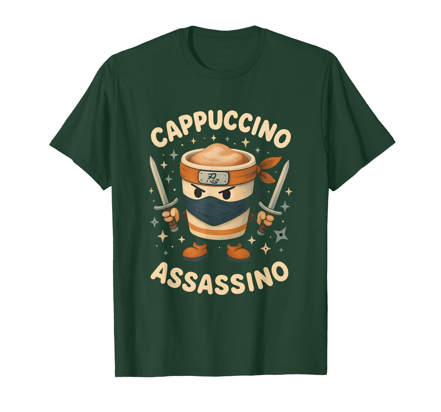 Cappuccino Assassino Funny Meme Coffee Italian Brainrot T-Shirt