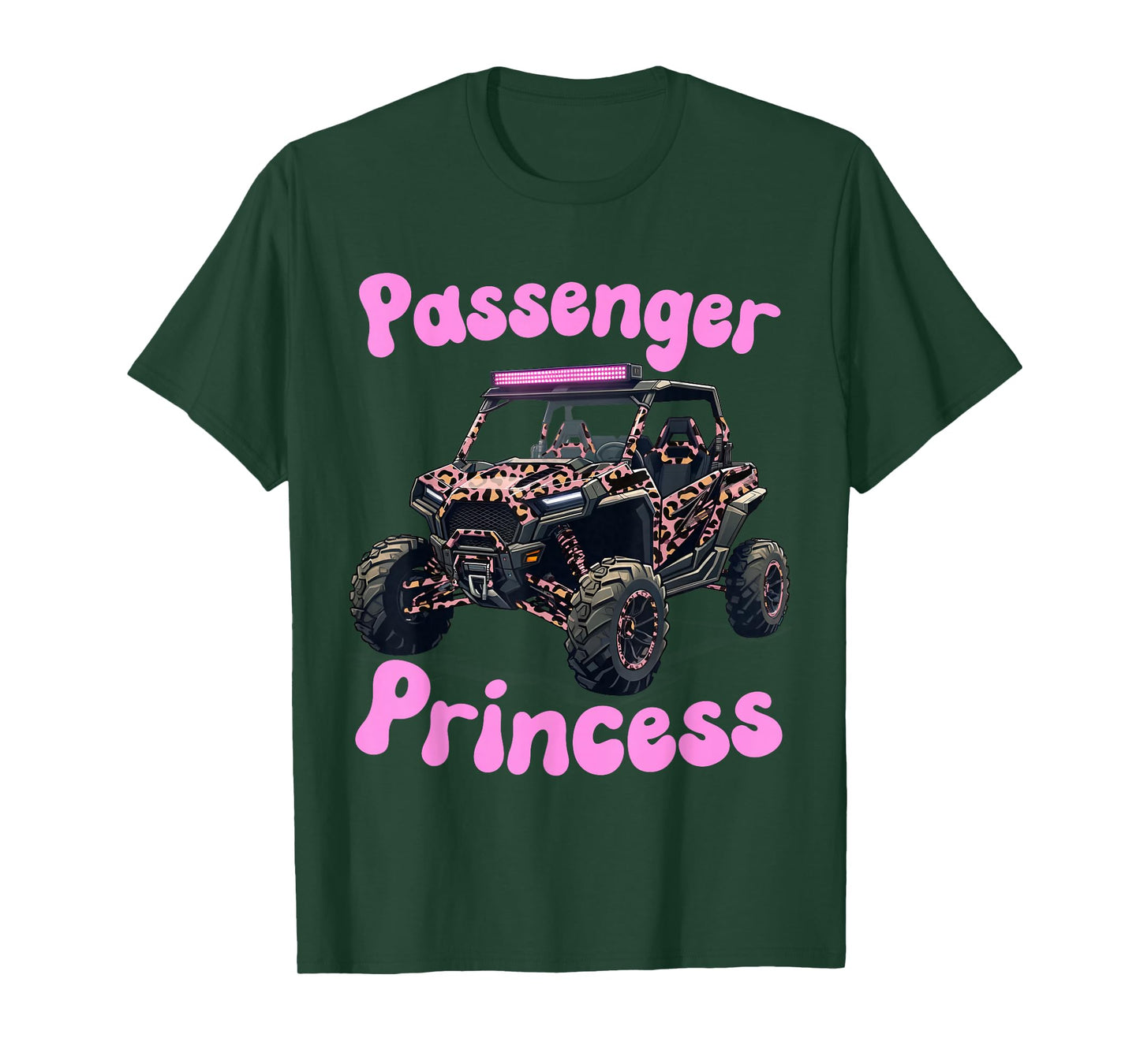 Women UTV 4 Wheeler SXS Off Road UTV Passenger Princess T-Shirt