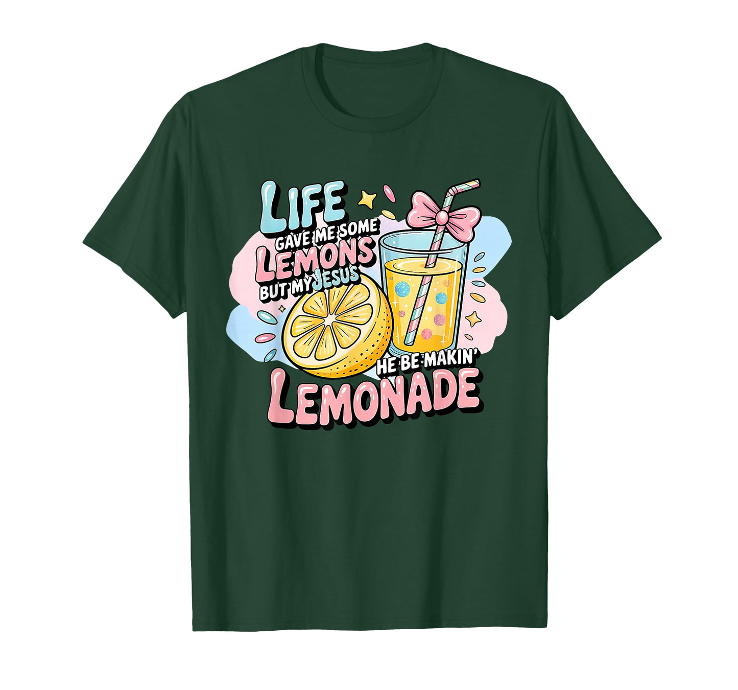 Life Gave Me Some Lemons But My Jesus He Be Making Lemonade T-Shirt