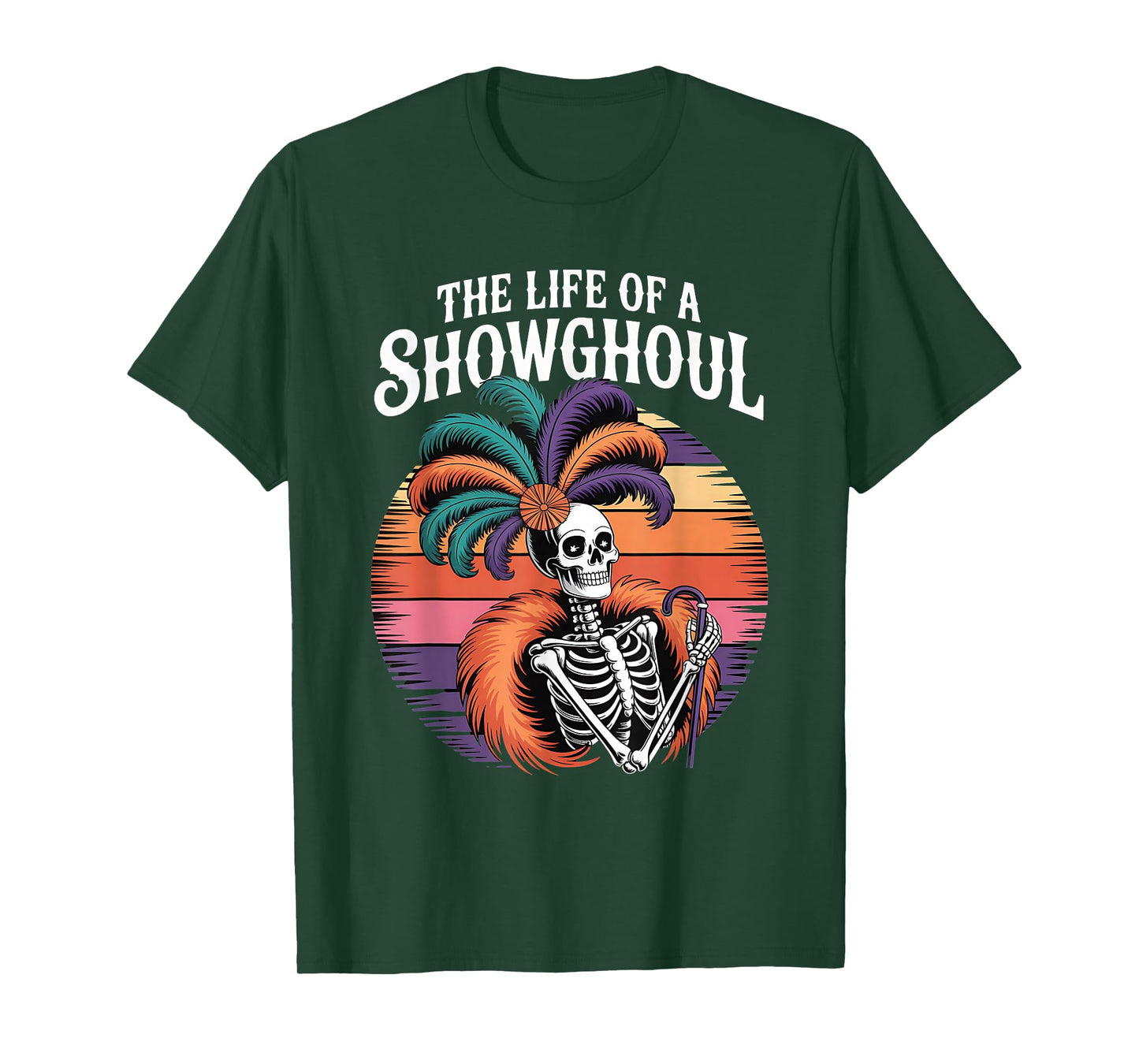 Life of a Showghoul Retro Vintage Halloween T-Shirt