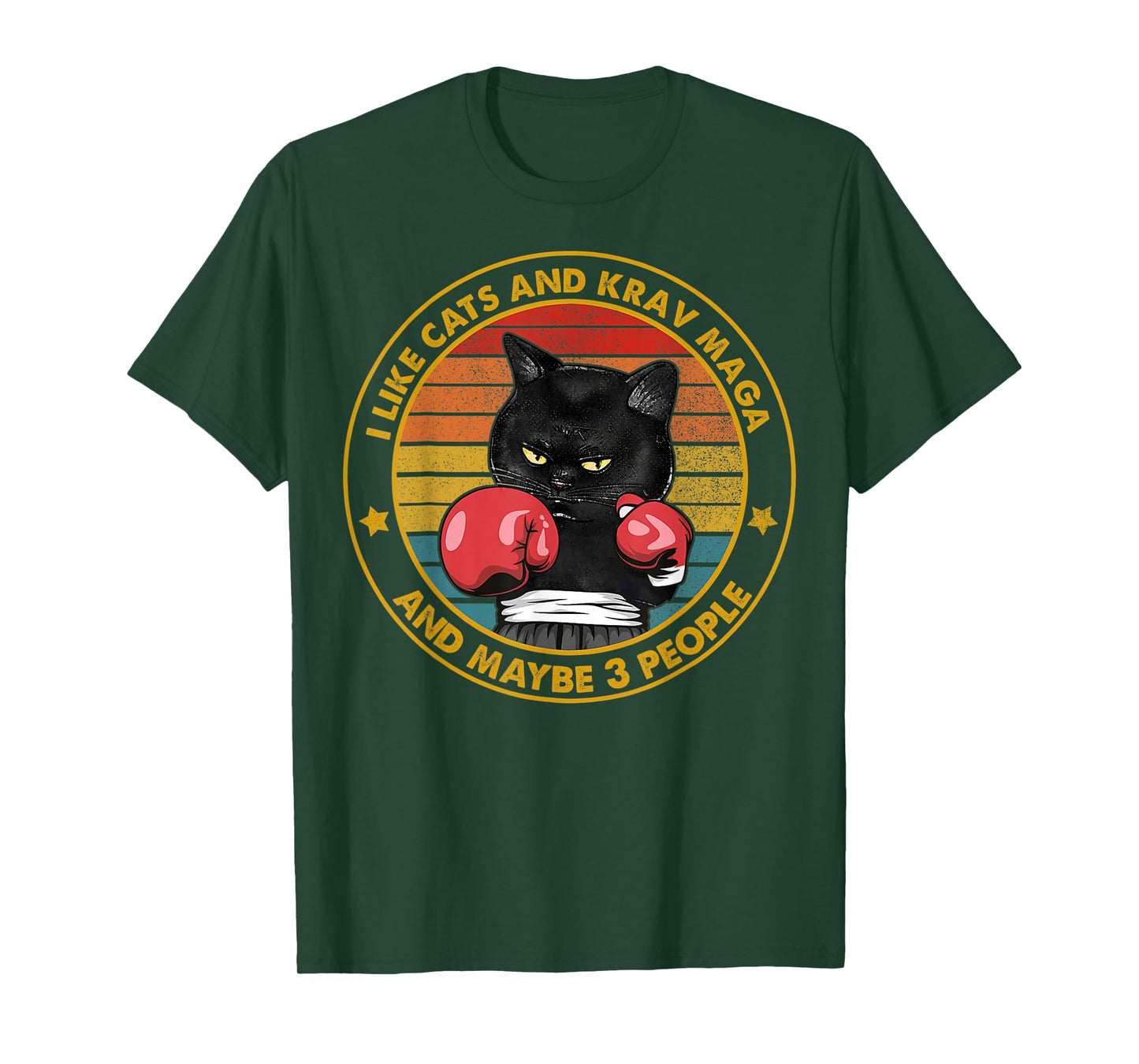 Krav Maga Cat Martial Arts Israel Defense Forces T-Shirt