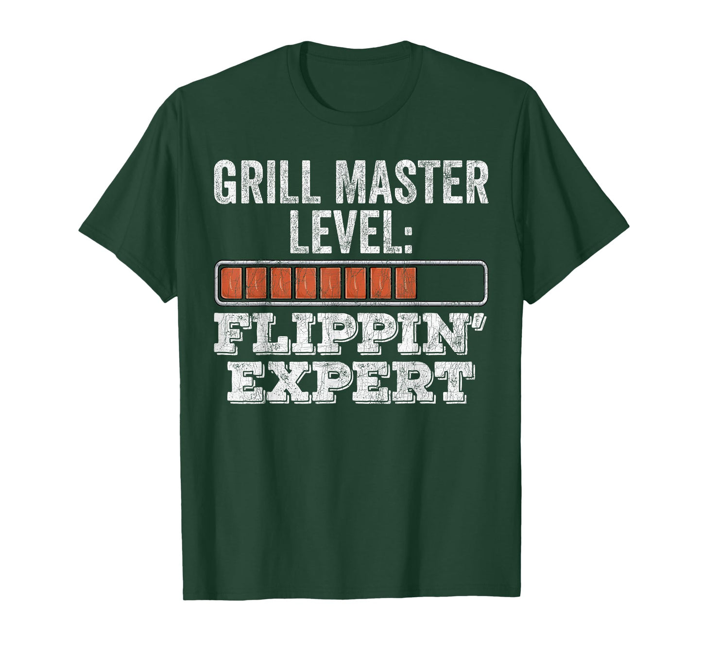 BBQ Grill Dad, Vintage Grill Master Level Flippin' Expert T-Shirt