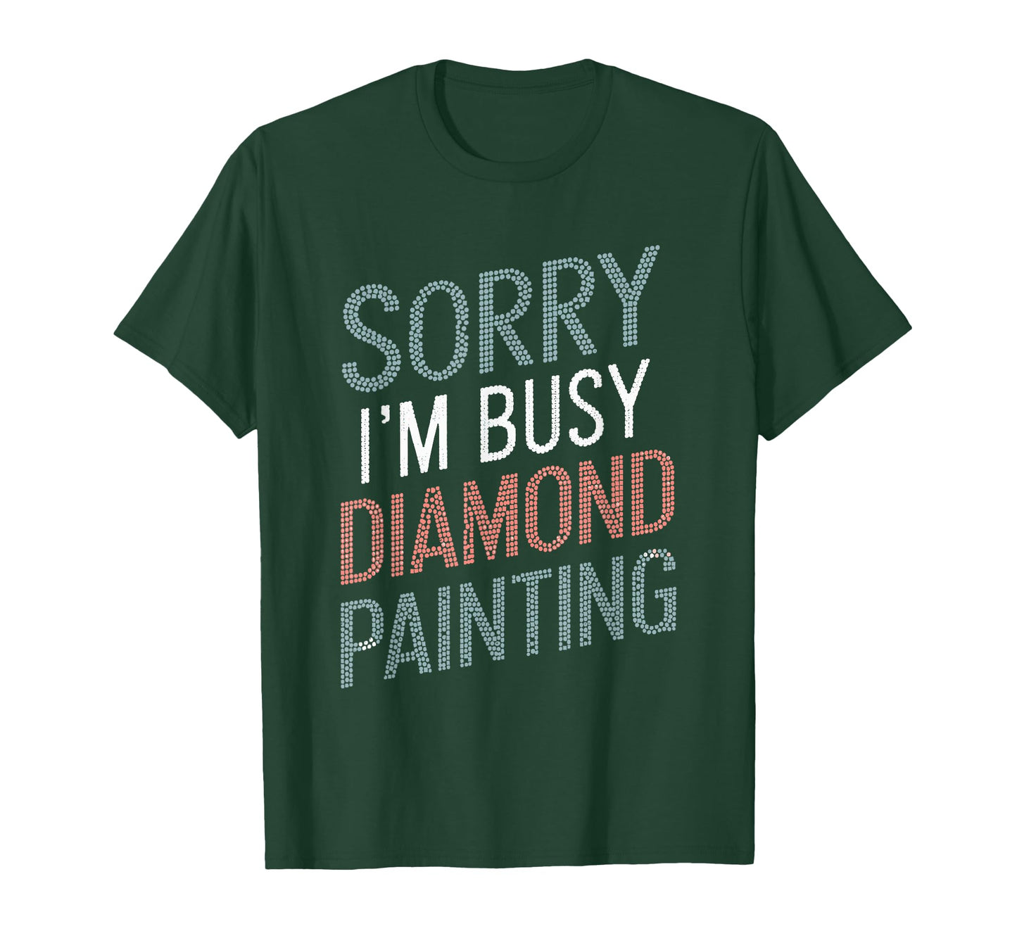 Diamond Art Craft Painter Black Unisex Adult T-Shirt Small Modern Love Letter Print Crew Neck Short Sleeve T-Shirt