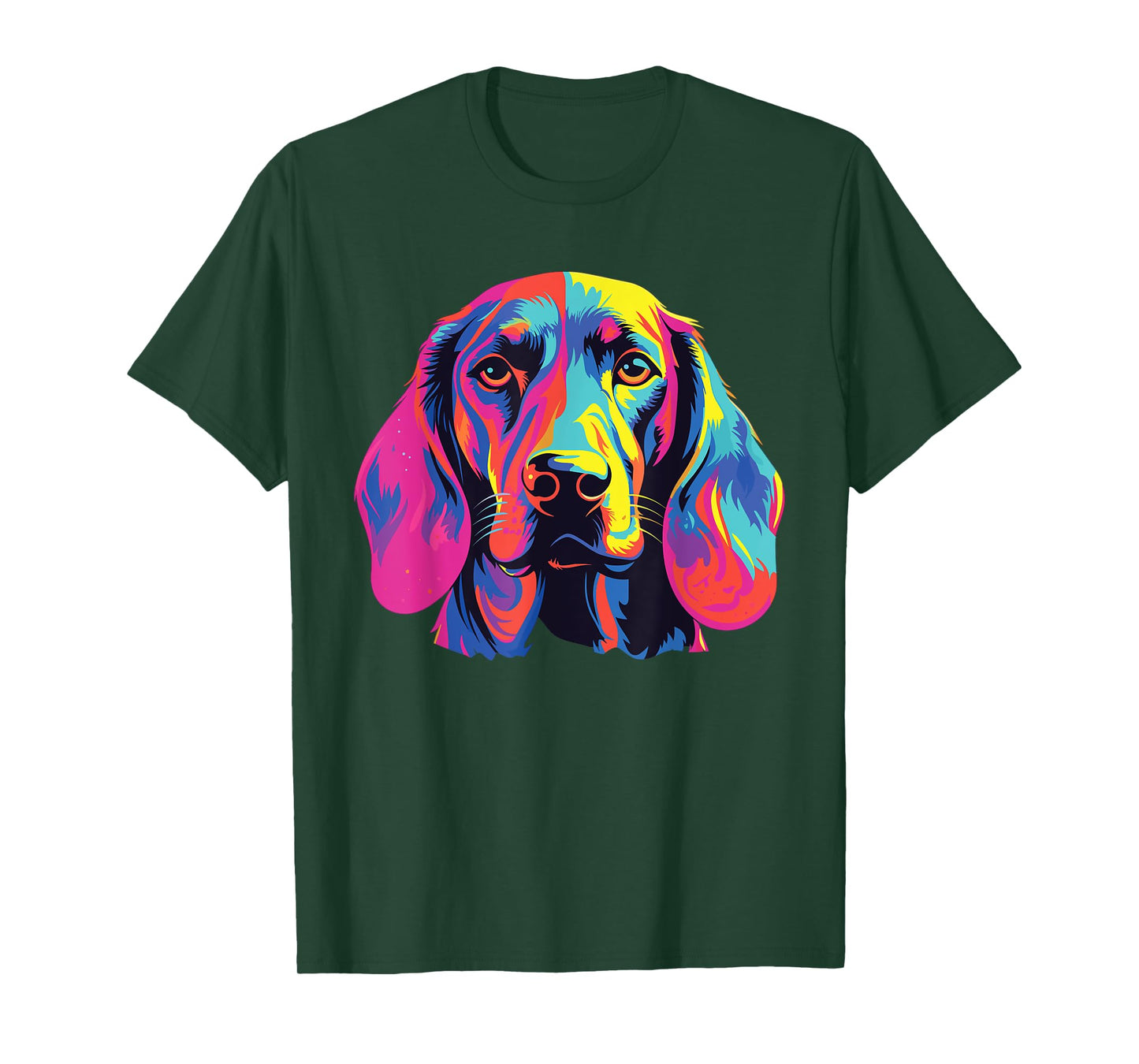 Watercolor Colorful Bavarian Mountain Scent Hound T-Shirt