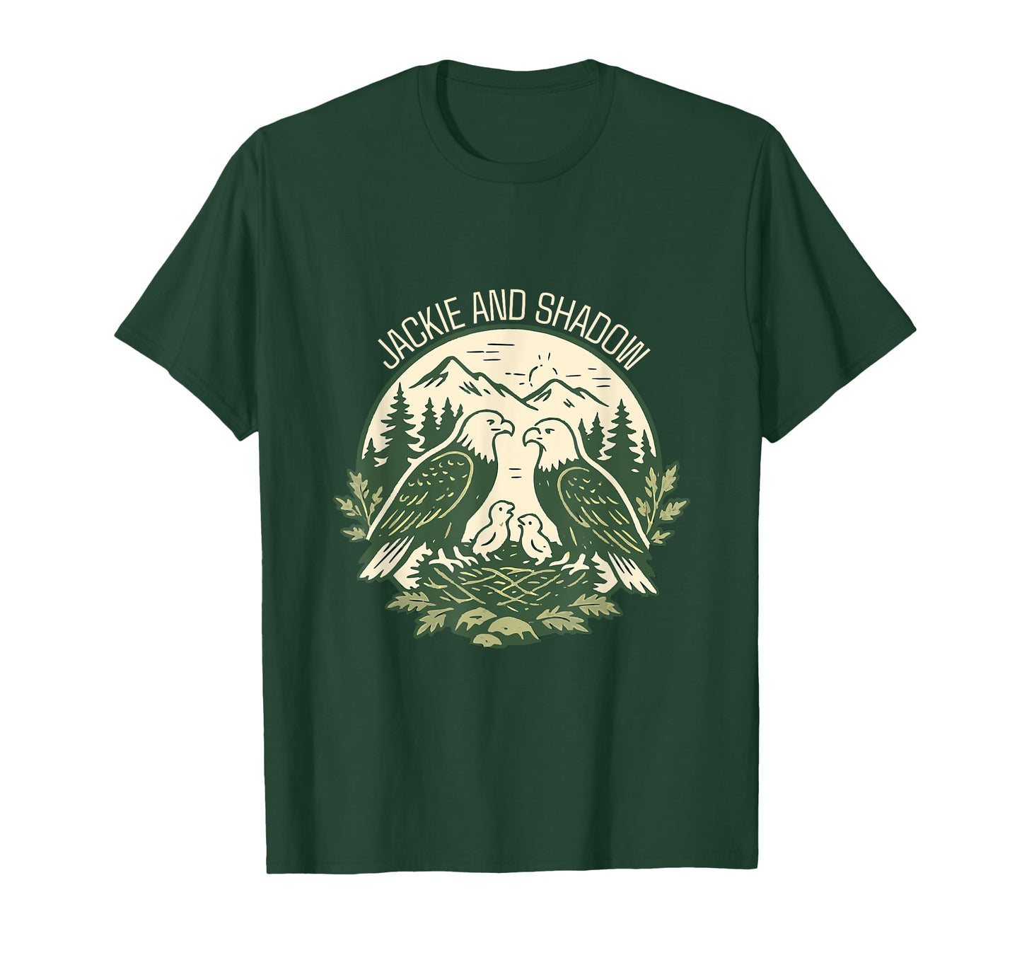 Jackie And Shadow Bald Eagle Vintage Nature Lovers T-Shirt