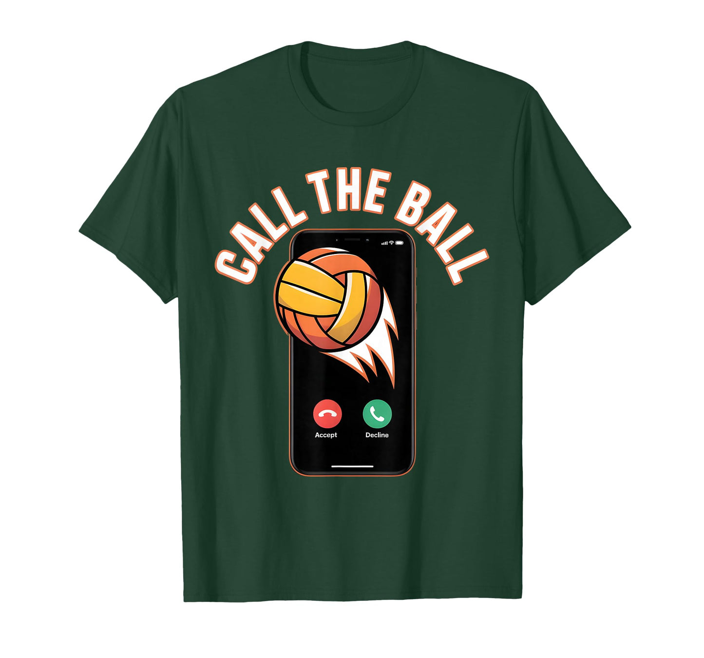 Funny Call The Ball Volleyball Leopard Ball Mom Mother's Day T-Shirt