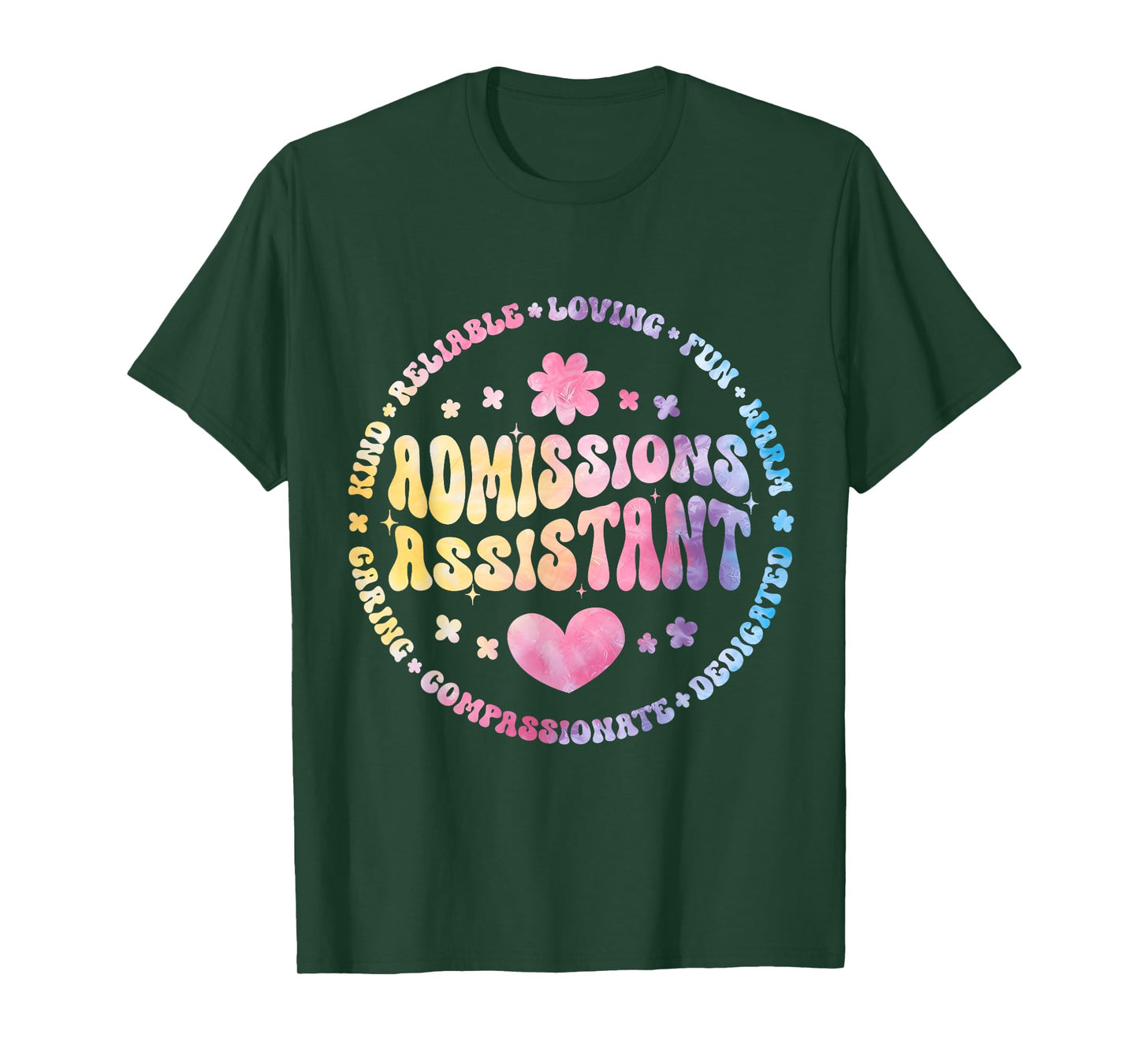 Admissions Assistant Squad Life Teacher Appreciation T-Shirt