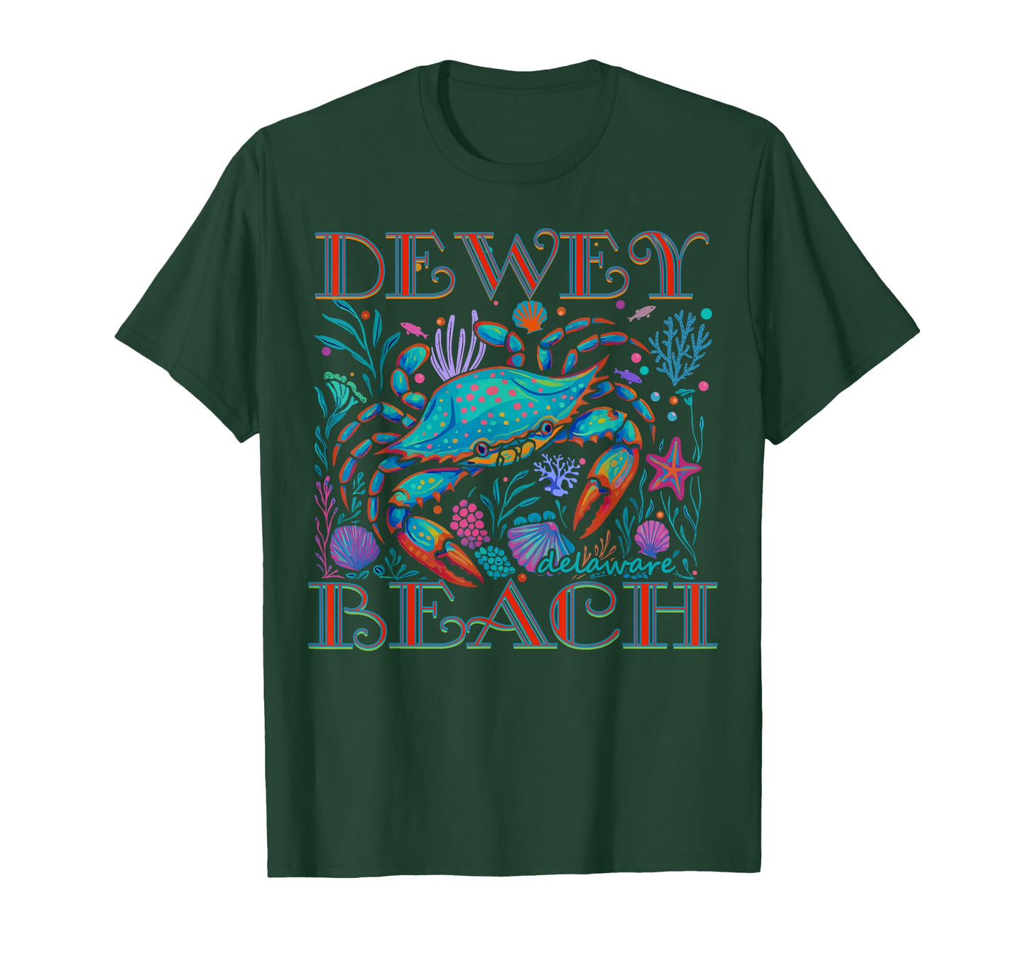 DEWEY BEACH DELAWARE BLUE CRAB SUMMER BEACH VACATION GIFTS T-Shirt